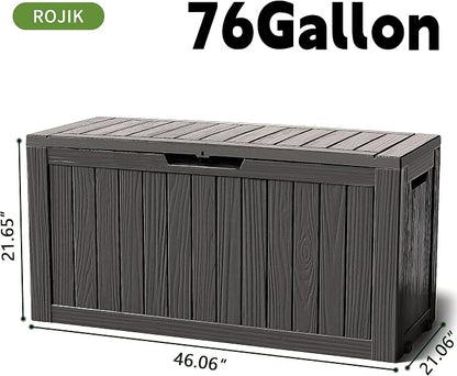 ROJIK Outdoor Storage Housing Deck Box - Image 2
