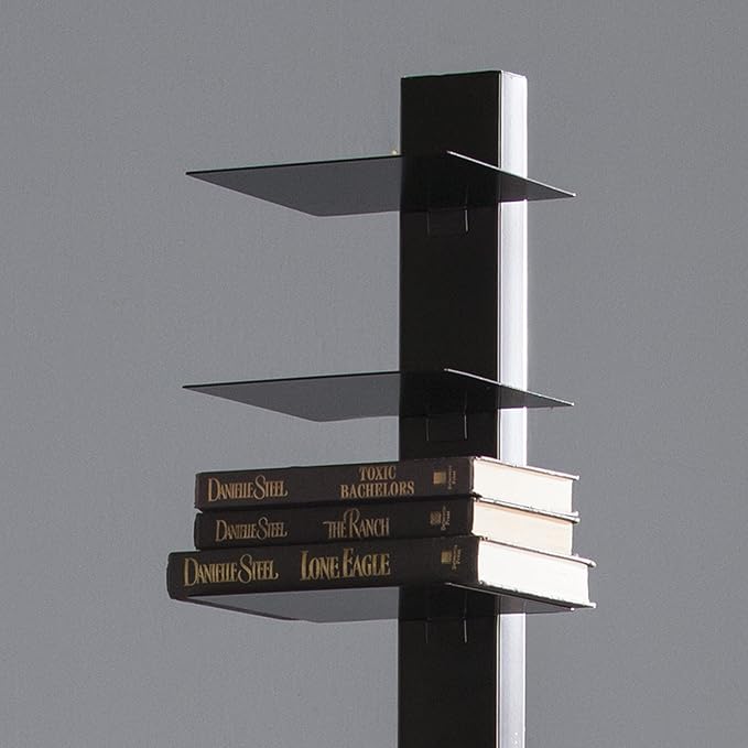 SEI Furniture 12 shelf Metal Spine Book Tower - Image 4