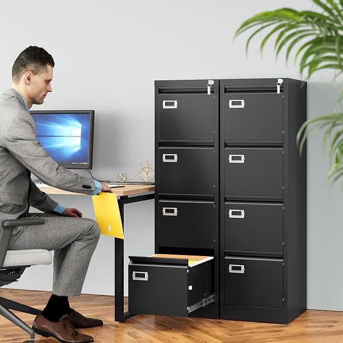 SISESOL 4 Drawer File Cabinet - Image 2