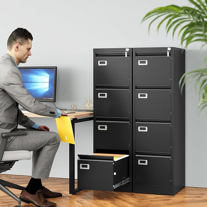 SISESOL 4 Drawer File Cabinet - Image 2