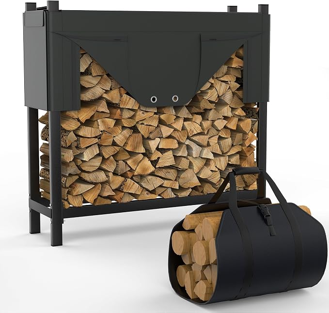 WALMANN Heavy-Duty Firewood Rack by WALMANN