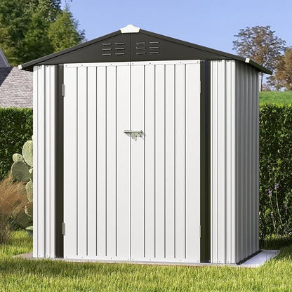 Patiowell 6x4 FT Outdoor Storage Shed, Garden Tool Storage Shed by Patiowell