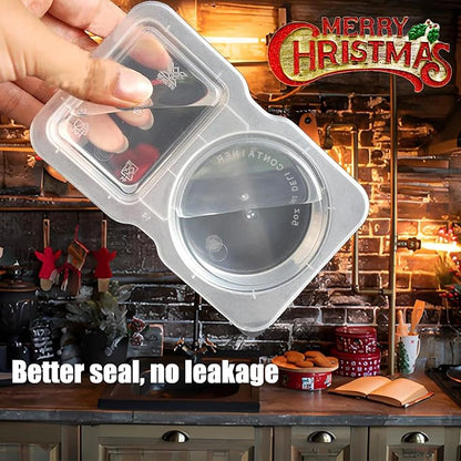 VOUKEN Double Compartment Condiment Container - Image 3
