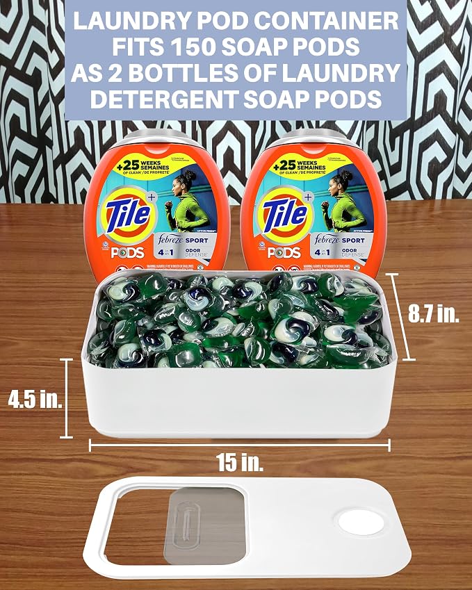 Skywin Large Laundry Pods Container - Image 2