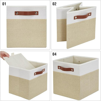 Collapsible Fabric Storage Cube Bins - Image 6