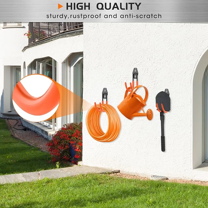 Heavy Duty Hose Hook, Garage Storage Utility Hooks, Garden Hose Hooks - Image 3