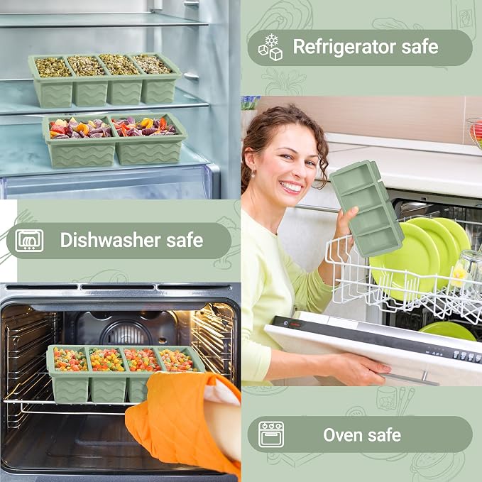 Silicone Freezer Trays with Lid - Image 6