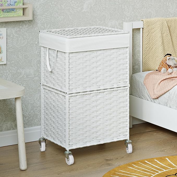Chrislley 90L Slim Laundry Hamper - Image 3