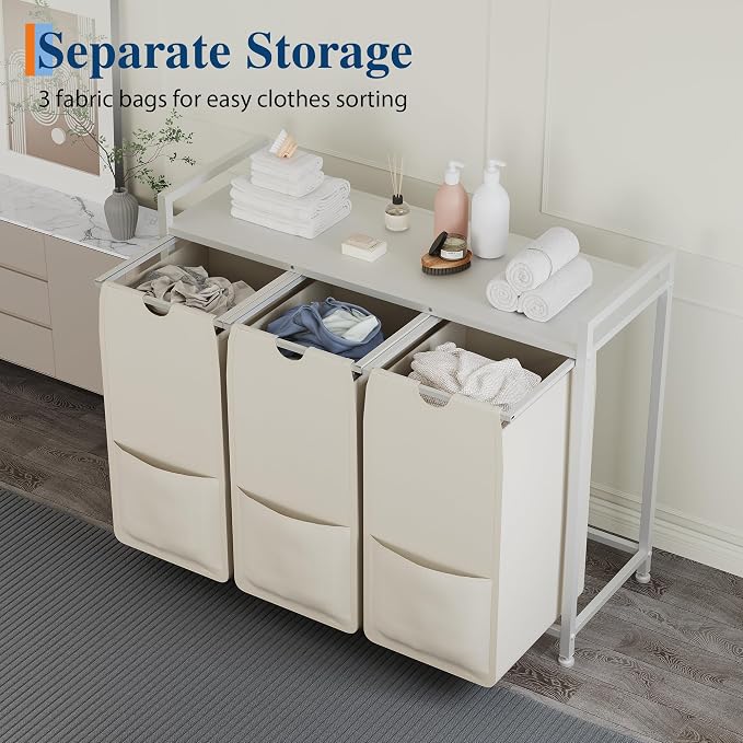 Garvee Laundry Basket Organizer, Laundry Hamper - Image 5