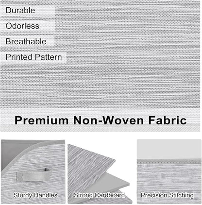 WUIKE Closet Organizers and Storage, Foldable Trapezoid Storage Bins - Image 4