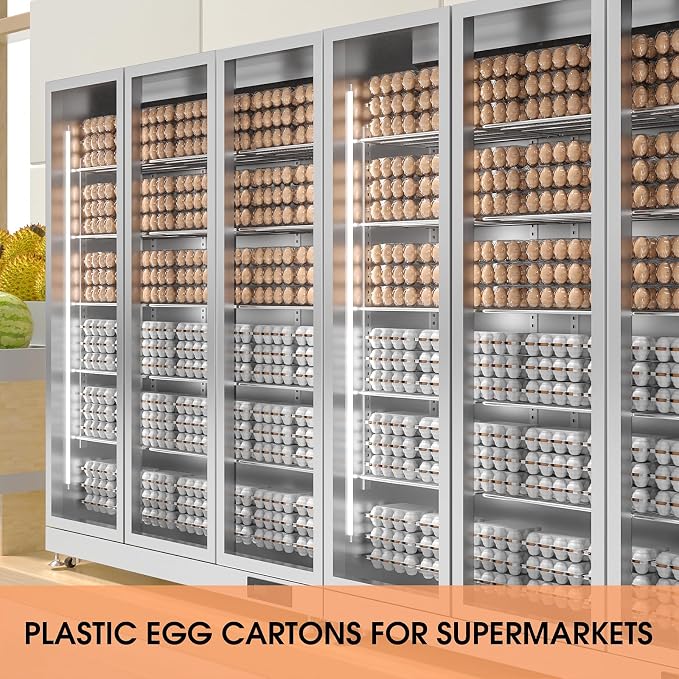 Egg Cartons Cheap Bulk, 60 Pack Egg Cartons Reusable 10 Count, Chicken - Image 8
