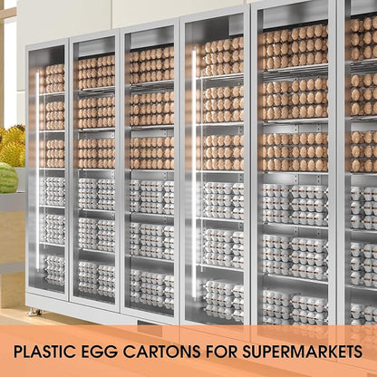 EVANCENT Egg Cartons Cheap Bulk 48 Pack, 1 Dozen Plastic Egg Carton - Image 8