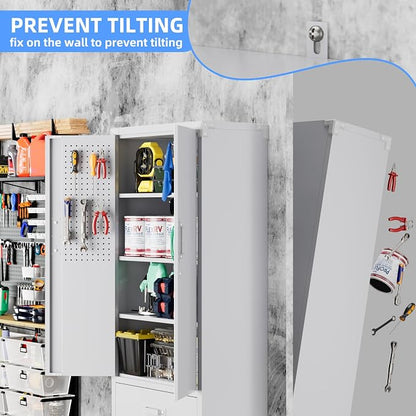Upgraded Metal Garage Storage Cabinet - Image 9