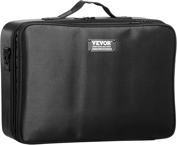 VEVOR Makeup Train Case Professional Makeup Storage Organizer Box Make Up - Image 9