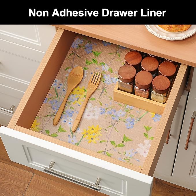 Cooyes Shelf Liner – Premium Non-Adhesive Cabinet & Drawer Liner - Image 3
