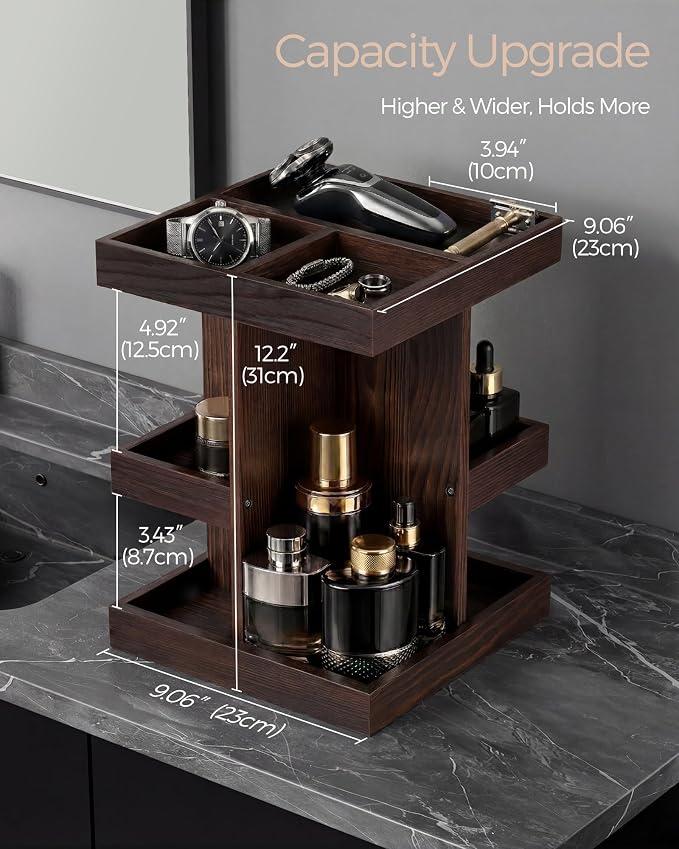 ProCase 3-Tier 360° Rotating Cologne Organizer - Image 6