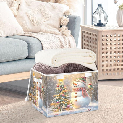 Whimsical Snowman Storage Bins - Image 5