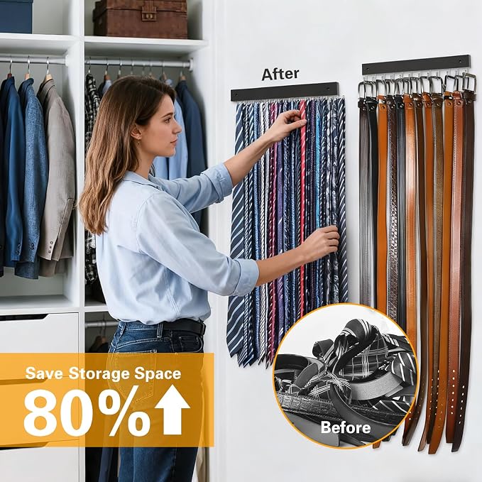 Hanging Jewelry Organizer, belt hanger - Image 4