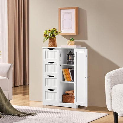 Yaheetech Wooden Floor Cabinet, Side Storage Organizer - Image 8