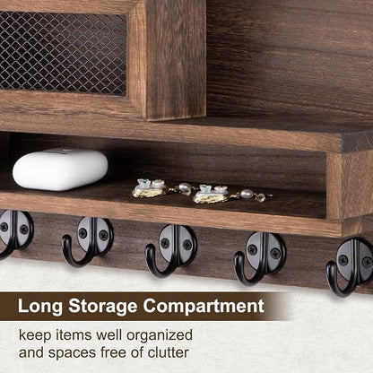 Key Holder for Wall, Mail Organizer Wall Mount - Image 4