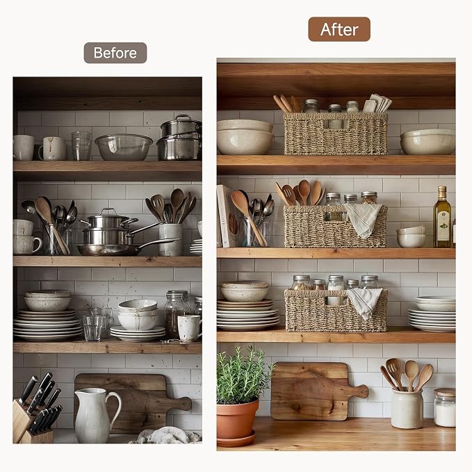 StorageWorks Large Wicker Baskets - Image 6