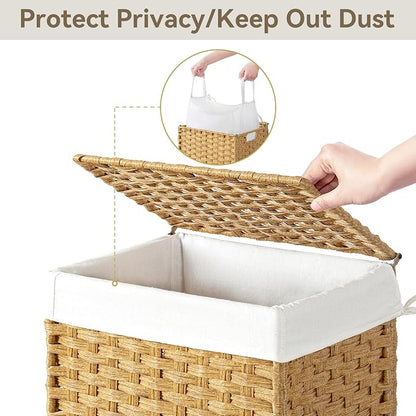 Chrislley 90L Slim Laundry Hamper - Image 4