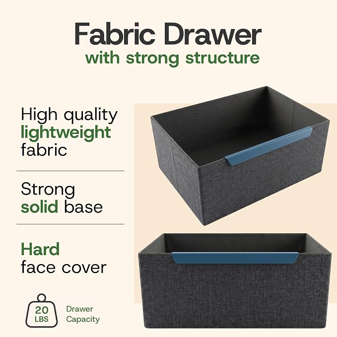 Naima Premium Fabric Dresser - Image 5