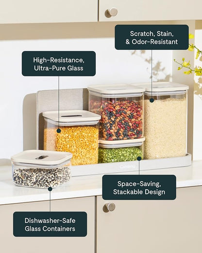Caraway 14-Piece Glass Airtight Food Storage Containers - Image 4