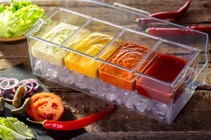 Pikanty Chilled Condiment Server Caddy - Image 4