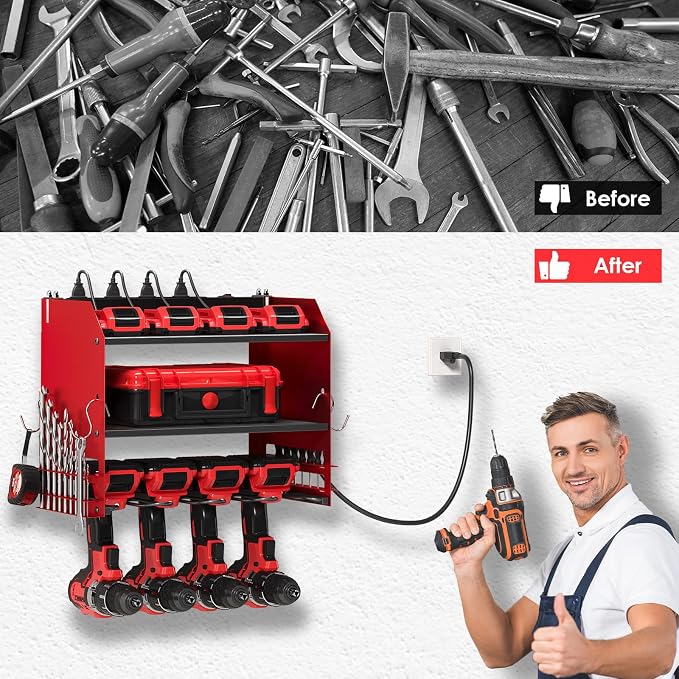 TLGREEN Power Tool Organizer Wall Mount - Image 8