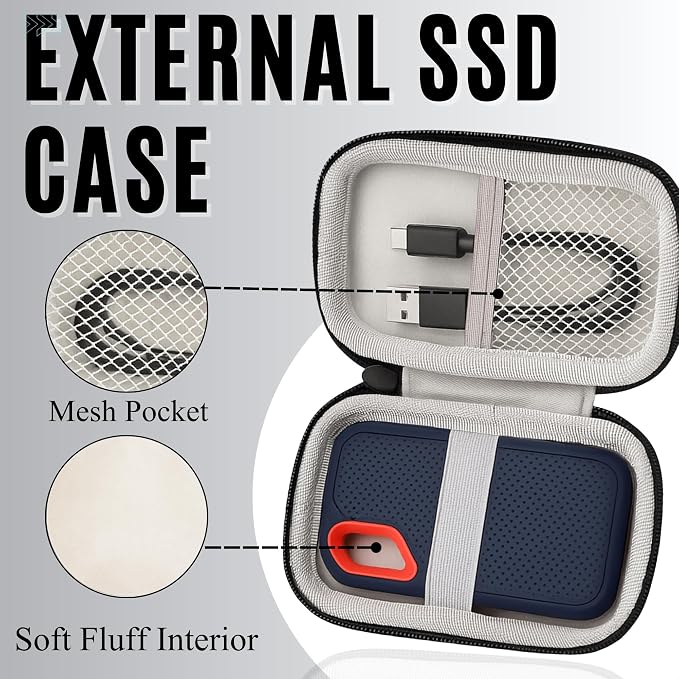 Hard Case Compatible with SanDisk Extreme Pro/SanDisk Extreme Portable External - Image 2