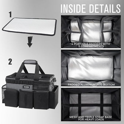SCAVATA Wearable Cleaning Caddy Bag, Cleaning Caddy Supplies Organizer - Image 4