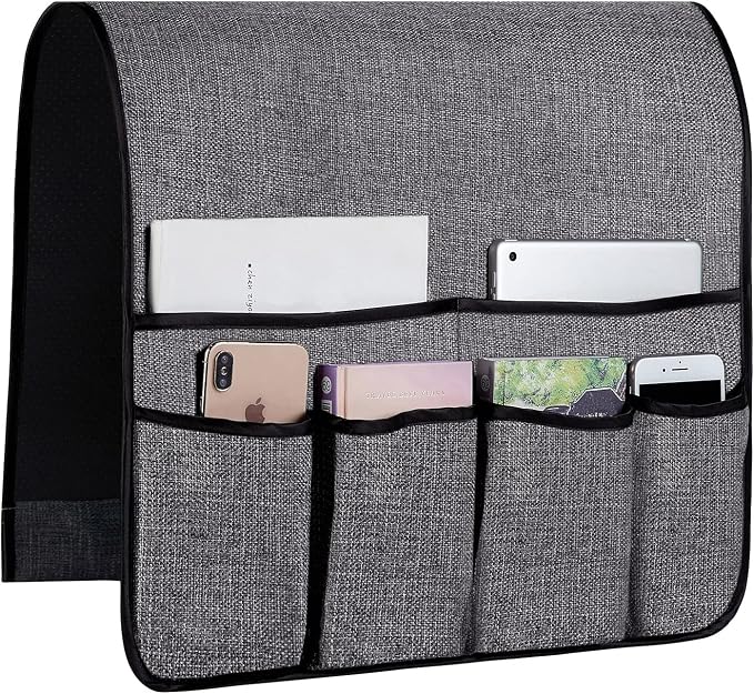 FLYILY Sofa Armrest Organizer Non-Slip Arm Chair Hanging Caddy Remote Control by FLYILY