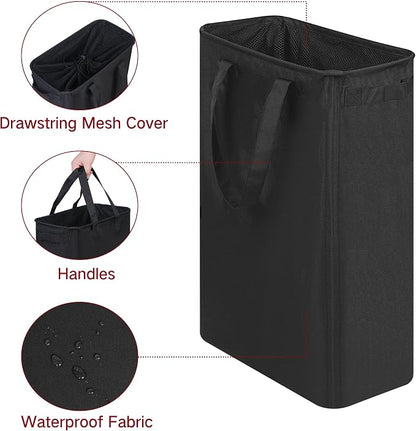 efluky Slim Laundry Basket, Narrow Laundry Hamper - Image 3