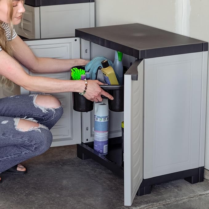 Sunnydaze 25.5" Garage Storage Cabinet - Image 9