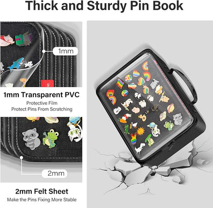 Enamel Pin Display Book, 18 Page Pin Bag - Image 4