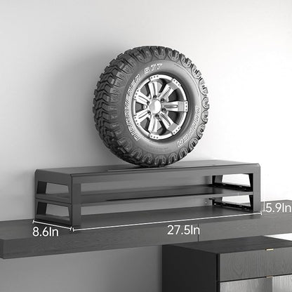 All-in-One Dual Monitor Stand Riser, 5USB Ports and WirelessCharging Pad - Image 7
