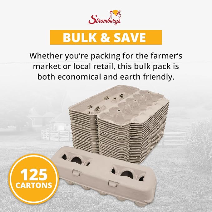 Stromberg's Large Blank Egg Cartons, Bulk Pack - Image 4