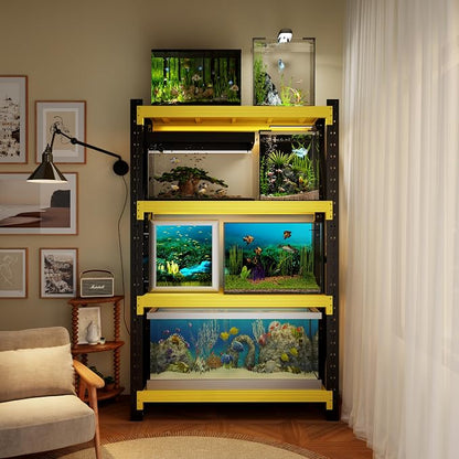 32" W Garage Shelving, 4-Tier Heavy Duty Storage Shelves Unit by Unknown