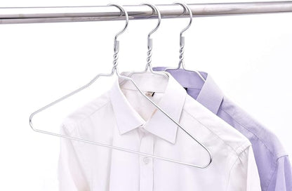 Quality Silver Aluminum Metal Coat Hangers - Image 2