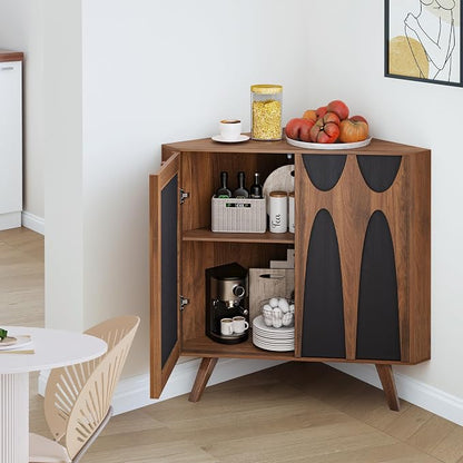 Small Corner Cabinet, Corner Floor Cabinet - Image 3