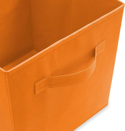 Casafield Set of 6 Collapsible Fabric Cube Storage Bins, Cubby Organizers & More - Image 3