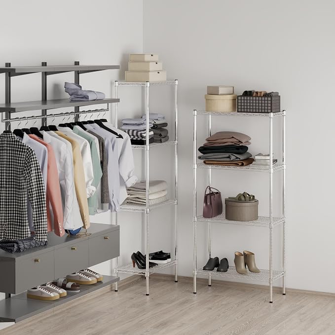 14" Deep x 30" Wide x 64" Height Wire Shelving Kit | 4-Tier | NSF Commercial - Image 7