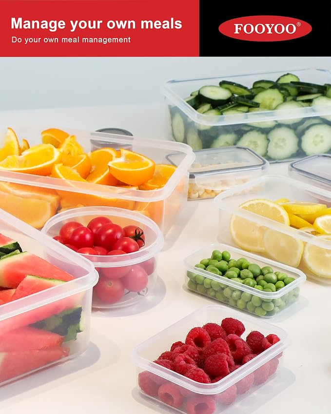 56 Pcs Large Food Storage Containers Set - Image 4