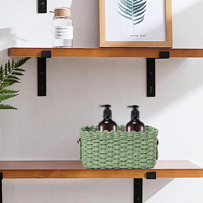 Small baskets for Organizing, Cute woven Storage basket - Image 4