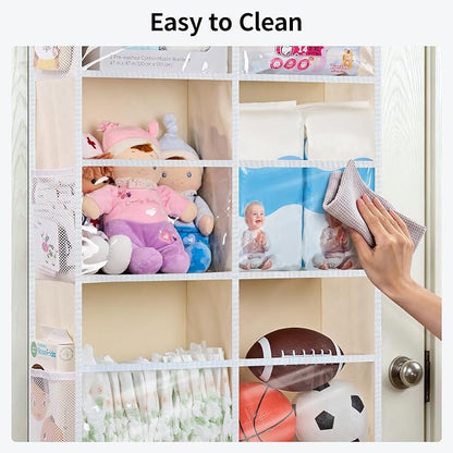 JARLINK Over the Door Organizer, Extra Large Storage - Image 5