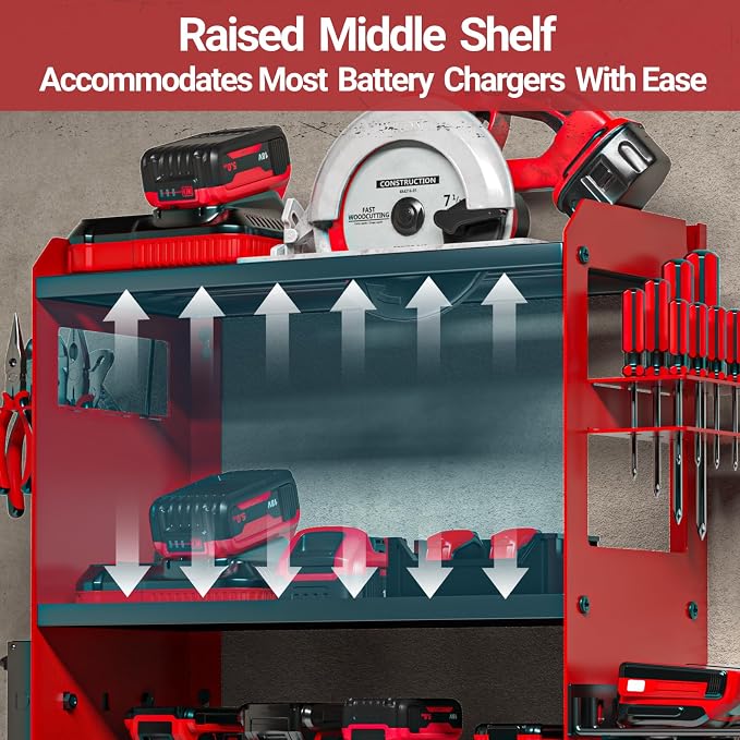 YYR Power Tool Organizer Wall Mount - Image 8