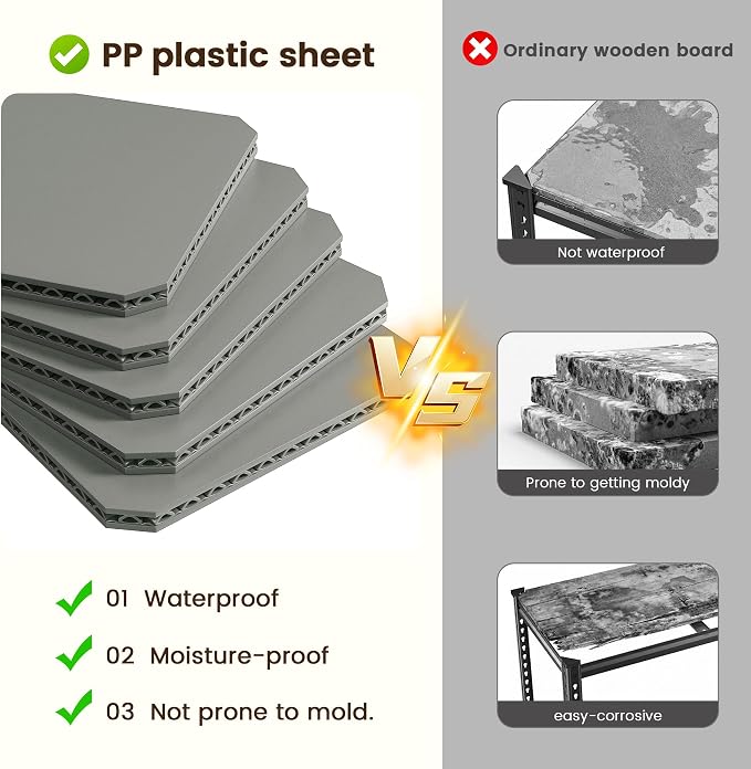 Romorgniz Plant Shelf, Waterproof & Rustproof Metal Shelving - Image 5