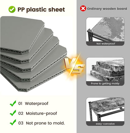 Romorgniz Plant Shelf, Waterproof & Rustproof Metal Shelving - Image 5