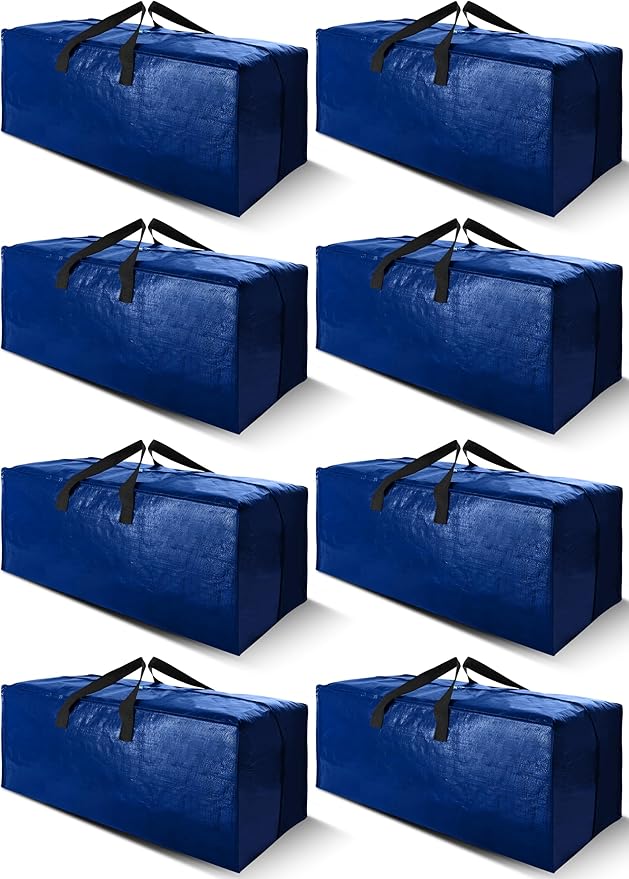 Cosy Family 8 Pack Heavy Duty Extra Large Moving Bags by Cosy+Family